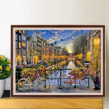 Load image into Gallery viewer, Amsterdam Scenery 40*30CM(Canvas) Full Round Drill Diamond Painting
