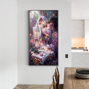Rose Manor 50*80CM(Canvas) Full Round Drill Diamond Painting