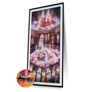 Rose Manor 50*80CM(Canvas) Full Round Drill Diamond Painting