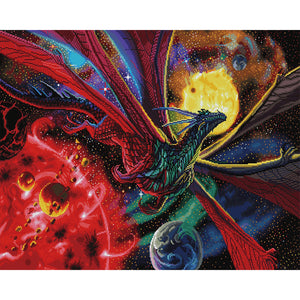 Huancan - Pterosaur - 40*50CM 11CT 3 Stamped Cross Stitch