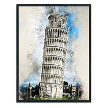 Load image into Gallery viewer, Huancan - Famous Building - Leaning Tower Of Pisa, Italy - 40*53CM 11CT 3 Stamped Cross Stitch
