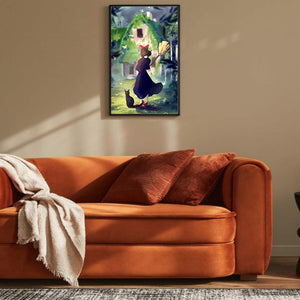 Huancan - Hayao Miyazaki'S Kiki'S Delivery Service - 40*55CM 11CT 3 Counted Cross Stitch