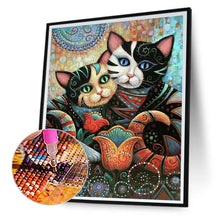Load image into Gallery viewer, Hugging Cat 30*40CM(Canvas) Full Round Drill Diamond Painting
