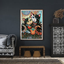 Load image into Gallery viewer, Hugging Cat 30*40CM(Canvas) Full Round Drill Diamond Painting
