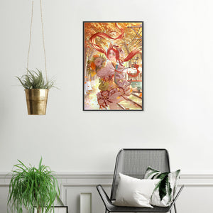Yishu - Rural Girl - 50*74CM 11CT 3 Stamped Cross Stitch