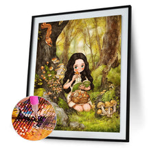 Load image into Gallery viewer, Curly Little Girl 30*40CM(Canvas) Full Round Drill Diamond Painting
