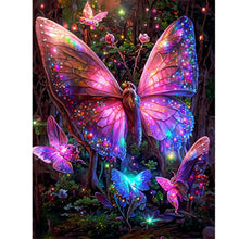 Load image into Gallery viewer, Beautiful Butterfly 30*40CM(Canvas) Full Round Drill Diamond Painting
