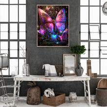 Load image into Gallery viewer, Beautiful Butterfly 30*40CM(Canvas) Full Round Drill Diamond Painting
