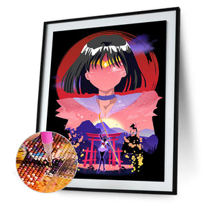Sailor Moon 30*40CM(Canvas) Full Round Drill Diamond Painting