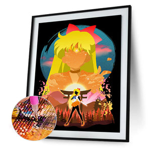 Sailor Moon 30*40CM(Canvas) Full Round Drill Diamond Painting