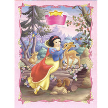 Load image into Gallery viewer, Snow White 30*40CM(Canvas) Full Round Drill Diamond Painting
