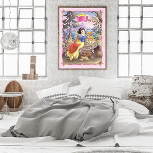 Snow White 30*40CM(Canvas) Full Round Drill Diamond Painting