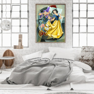 Snow White 30*40CM(Canvas) Full Round Drill Diamond Painting