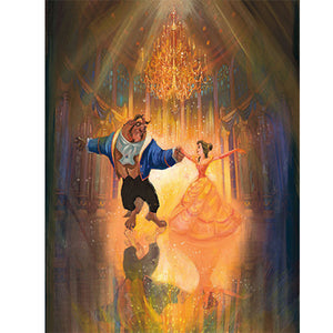 Princess Belle 30*40CM(Canvas) Full Round Drill Diamond Painting