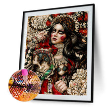 Load image into Gallery viewer, Dark Girl 30*40CM(Canvas) Full Round Drill Diamond Painting
