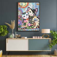 Load image into Gallery viewer, Cat 30*40CM(Canvas) Full Round Drill Diamond Painting
