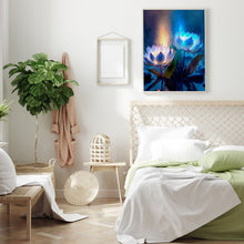 Load image into Gallery viewer, Lotus 30*40CM(Canvas) Full Round Drill Diamond Painting
