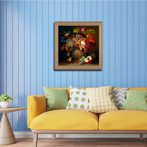 Flowers, Fish, And Birds 40*40CM(Canvas) Full Round Drill Diamond Painting
