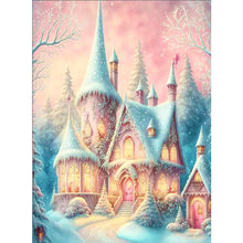 Load image into Gallery viewer, Snow Castle 30*40CM(Canvas) Full Round Drill Diamond Painting
