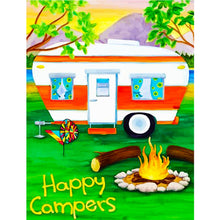 Load image into Gallery viewer, Mountain Camping 30*40CM(Canvas) Full Round Drill Diamond Painting

