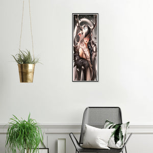 Tai Chi Beauty 30*70CM(Canvas) Full Round Drill Diamond Painting