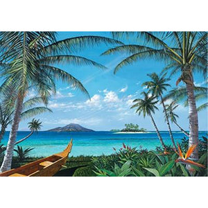Seaside Scenery 40*30CM(Canvas) Full Round Drill Diamond Painting