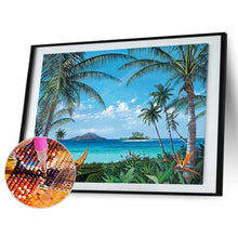 Load image into Gallery viewer, Seaside Scenery 40*30CM(Canvas) Full Round Drill Diamond Painting
