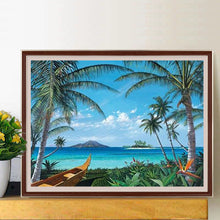 Load image into Gallery viewer, Seaside Scenery 40*30CM(Canvas) Full Round Drill Diamond Painting
