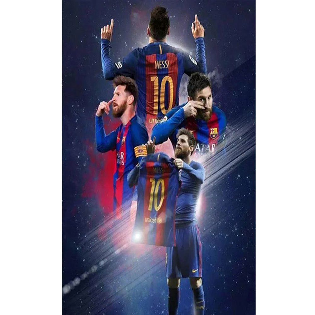 Football Player Messi 40*60CM(Canvas) Full Round Drill Diamond Painting