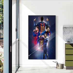 Football Player Messi 40*60CM(Canvas) Full Round Drill Diamond Painting
