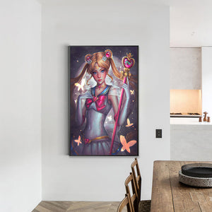 Sailor Moon 40*60CM(Canvas) Full Round Drill Diamond Painting