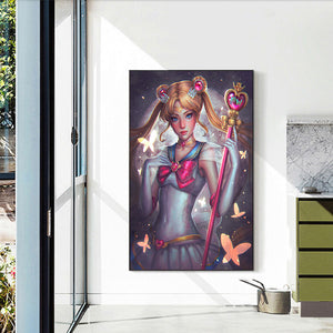 Sailor Moon 40*60CM(Canvas) Full Round Drill Diamond Painting