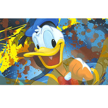 Load image into Gallery viewer, Donald Duck 50*30CM(Canvas) Full Round Drill Diamond Painting

