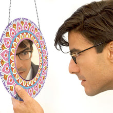 Load image into Gallery viewer, DIY Compact Mirror Paint by Number Kits Hanging Flower Home Decor (PFL307)
