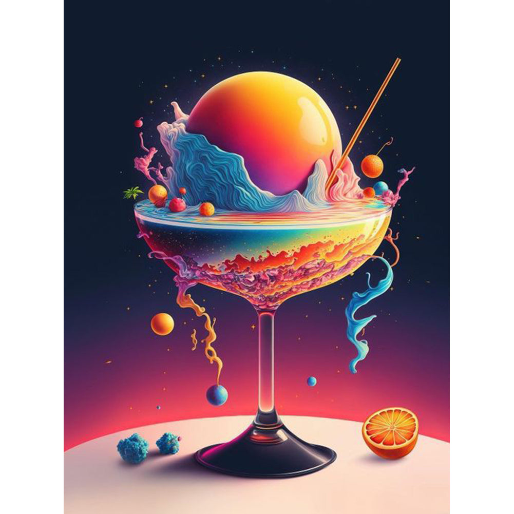 Dreamlike Desserts 30*40CM(Canvas) Full Round Drill Diamond Painting