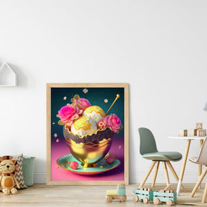 Dreamlike Desserts 30*40CM(Canvas) Full Round Drill Diamond Painting