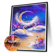Load image into Gallery viewer, Romantic Fantasy Swan 30*40CM(Canvas) Full Round Drill Diamond Painting
