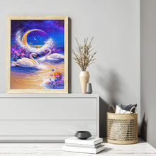 Load image into Gallery viewer, Romantic Fantasy Swan 30*40CM(Canvas) Full Round Drill Diamond Painting

