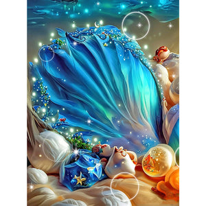 Colorful Shells 30*40CM(Canvas) Full Round Drill Diamond Painting