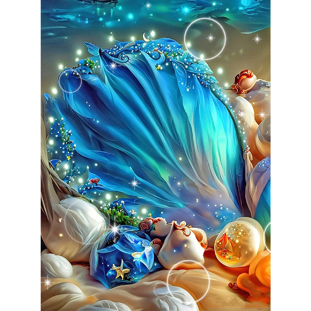 Colorful Shells 30*40CM(Canvas) Full Round Drill Diamond Painting