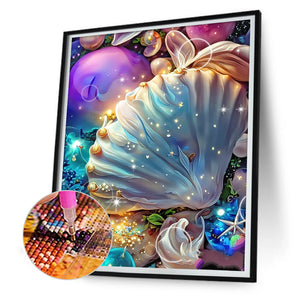 Colorful Shells 30*40CM(Canvas) Full Round Drill Diamond Painting