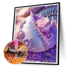 Load image into Gallery viewer, Purple Shells 30*40CM(Canvas) Full Round Drill Diamond Painting
