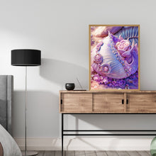 Load image into Gallery viewer, Purple Shells 30*40CM(Canvas) Full Round Drill Diamond Painting
