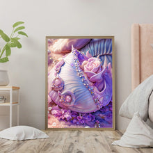 Load image into Gallery viewer, Purple Shells 30*40CM(Canvas) Full Round Drill Diamond Painting
