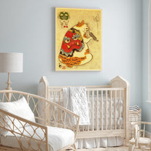 Load image into Gallery viewer, Samurai Cat 40*50CM(Canvas) Full Round Drill Diamond Painting
