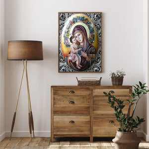 Virgin Mary 30*40CM(Canvas) Full Round Drill Diamond Painting