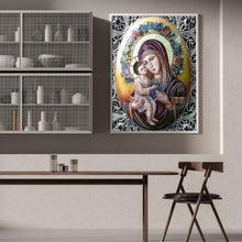 Load image into Gallery viewer, Virgin Mary 30*40CM(Canvas) Full Round Drill Diamond Painting
