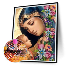Load image into Gallery viewer, Virgin Mary 30*40CM(Canvas) Full Round Drill Diamond Painting

