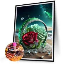 Load image into Gallery viewer, Rose Ring 30*40CM(Canvas) Full Round Drill Diamond Painting
