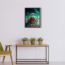Load image into Gallery viewer, Rose Ring 30*40CM(Canvas) Full Round Drill Diamond Painting
